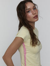 Lace Baby T-Shirts_Yellow