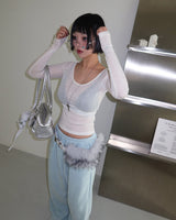 See-Through Thin and Slim T-Shirt