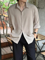 LMN Martin Air Cool Oversized Linen Shirt (3 colors)