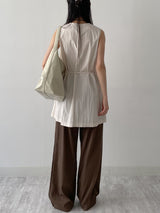 Raschel Nylon Slit Long Vest