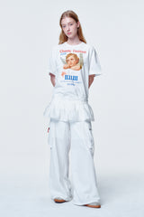 ルーズフィットTシャツ エンジェルフェイス
