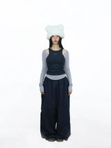 UNISEX HANBOK PANTS (NAVY)
