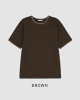 (M's) Stitch Copped Knit