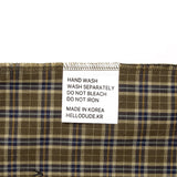 Small tote bag - Brown check