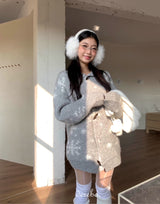 Cabin Toggle Oversized Fit Knit Cardigan