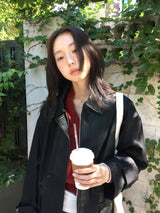 Penka Leather Field Jacket