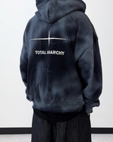 Anarchy Dirty Washing Hoodie Zip-up Warmer