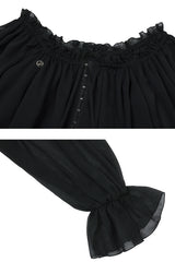 ANGEL HOOK DRESS black