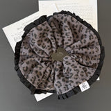 scrunchie corduroy leopard_grey(B)
