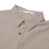 LMN Mar Essential Linen Semi-Over Shirt (12 colors)