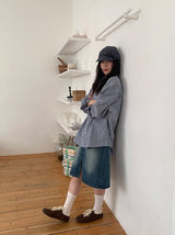 Yanpo Over Check Shirt
