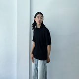 ワイド リブ クルー Tシャツ