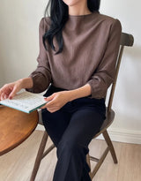 Loha Half-Neck Puff Blouse