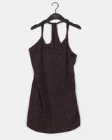 Cuyo gradation knitwear layered sleeveless dress