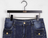 Booming Y2K Pocket Washed Denim Bootcut Pants