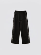 Embroidered Track Pants_Black