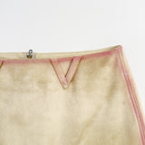 OIL BRIDGE SUEDE SKIRT IVORY