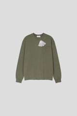 クルーネックポケットロングスリーブ 7color