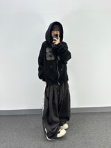 terry four pintuck pants