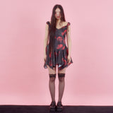 ROSE BUSTIER DRESS [RED]
