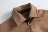 Brielle Suede Harrington Jacket