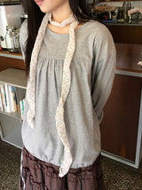 ラネヒシャーリングリボン長袖Tシャツ