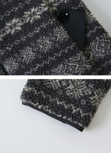 #Cozy Nordic Boa Fleece Hood Jumper (2color)