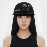 Emoji Cap [Black Angel Kitty]