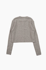 Chili cashmere crop cardigan