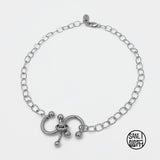 Mix piercing choker/necklace