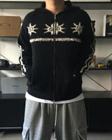 HX モヘアトラックニットジップアップ (3C)
