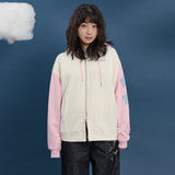 Colorblock スターダンシングフードジップアップ