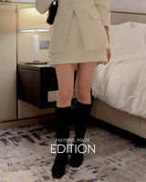 MADE. Reave tweed mini skirt