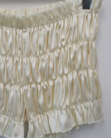 satin smocking bloomer 