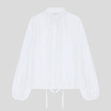 Big Pocket String Shirt White