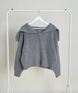 スクエアセーラーカラーツーウェイニットカーディガン