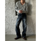 [F/W] Golgi button henry neck long sleeves (4color)