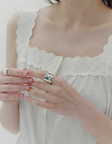 26SS★ H Edition AB(W) Mass Wave Ring