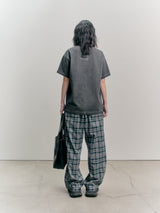 Compatible Check Banding Pants (GRAY)