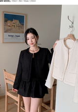 [SHOPPERMADE] Chiffon Flare Layered Sleeveless Mini Dress