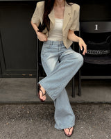 Rinu cut denim pants