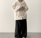 Ronff Embroidery Fleece To Way Hooded Zip-Up