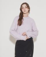 WOOL BRUSHED SWEATER [VIOLET]