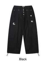 Pale Fold Damage Raw Denim