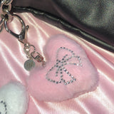 [MADE] twinkle twinkle heart ribbon key holders