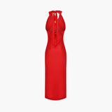 Marilyn Dress in Tomato