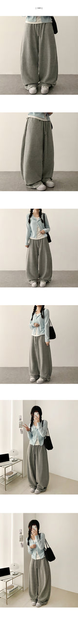 Movin Elastic Spandex Straight Wide Banded Waist Pants