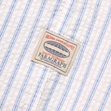 PARAGRAPH SEERSUCKER STRIPE SHIRT - WHITE