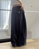 Yuki Raw Denim Balloon Pocket Pants