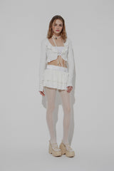 DOUBLE TIERED SKIRT